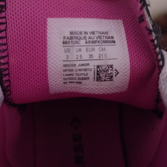 Converse Chuck Taylor All Star High Top Glitter Cosmic Shoes - Picture 7 of 8